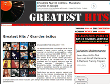 Tablet Screenshot of greatesthits.com.es